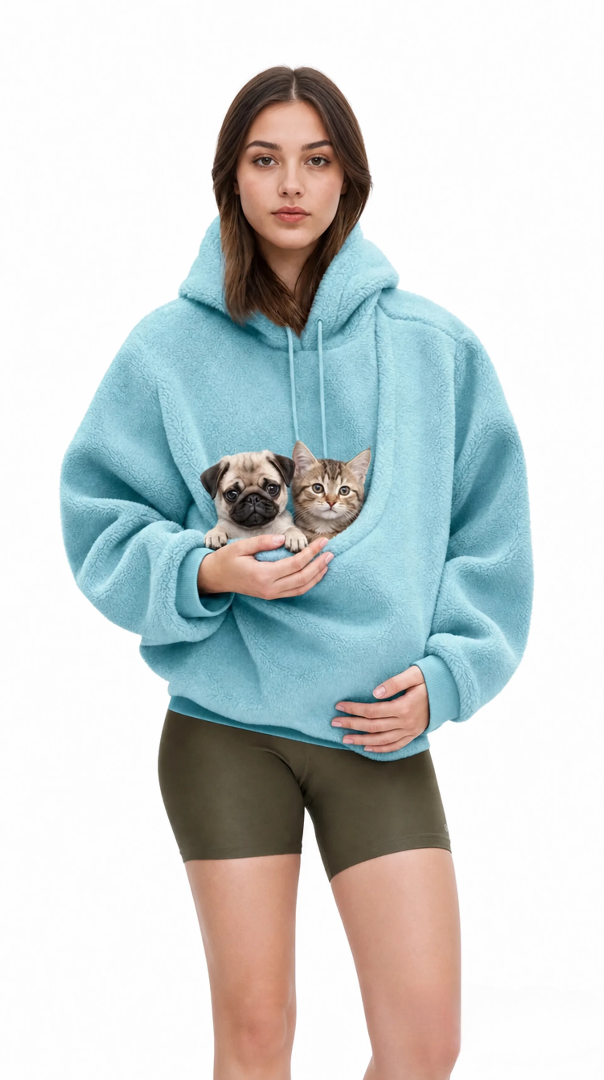 PocketPaws - Sudadera con bolsillo para mascota